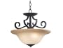 Kenroy Home 80232ORB Flex 2 Light Semi-Flush, Oil Rubbed Bronze Finish