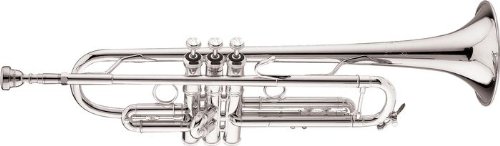 Bach LT18077 Stradivarius New York #7 Series Bb Trumpet, LT180S77 Silver