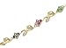 Signature Diamond & Stone Vine Bracelet 18K GOLD OVER STERLING