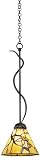 Olive Leaf Tiffany-Style Mini Pendant Chandelier