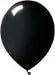 Jet Black 12" Balloons 15ct
