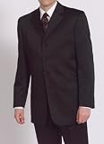 Vanetti Charcoal Gray Stripe 4-Button Fashion Suit