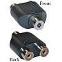 2 x RCA Female / 1 x 3.5mm Stereo Female Adapter