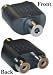 2 x RCA Female / 1 x 3.5mm Stereo Female Adapter