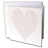 CherylsArt Hearts - Pointillism Heart - Greeting Cards-12 Greeting Cards with envelopes