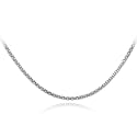 Sterling Silver Antique-Finish Popcorn Chain Necklace, 36"