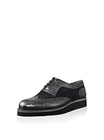 Esther Garcia Zapatos Oxford (Negro / Plateado)