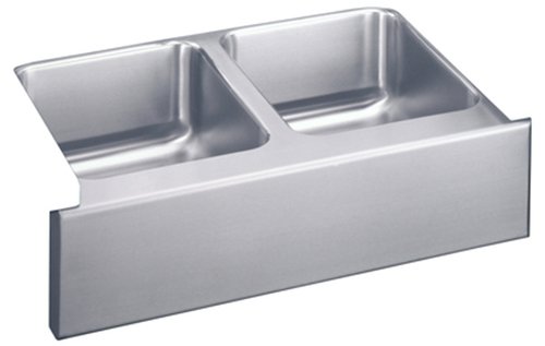 Click To Elkay ELUHF3320 Gourmet Lustertone Undermount Sink, Stainless Steel Details... Elkay ELUHF3320 Gourmet Lustertone Undermount Sink, Stainless Steel