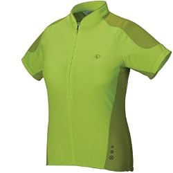 Pearl Izumi 2008 Women's Select Short Sleeve Cycling Jersey - Screaming YEllow/Lime Green - 0812-2IH