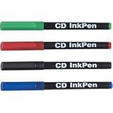 New Discwasher RD-1605 CD / DVD Markers - 4 colors