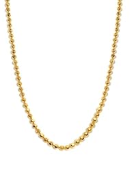 Alex Woo "Chain" Precious Metal Diamond-Cut Ball Chain