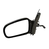 1995-2005 Chevrolet/Chevy Cavalier, Pontiac Sunfire 4-Door Sedan Manual Remote Gloss Black Rear View Mirror Left Driver Side (1995 95 1996 96 1997 97 1998 98 1999 99 2000 00 2001 01 2002 02 2003 03 2004 04 2005 05)