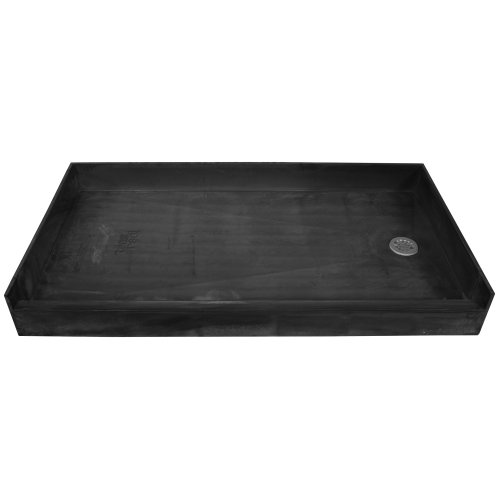 Tile Redi 3360RS-PVC Shower Pan 33x60 Shower Pan With Integrated Right PVC Drain