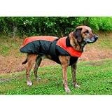 Tcoat Nizza, Hundemantel, L, 55 cm, orange-schwarz