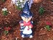 NEW ENGLAND PATRIOTS 11.5" Team Logo "FEMALE" GARDEN GNOME Good Luck Mascot