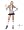 Pleated Penalizer Referee Adult Costume Adult (M/L)