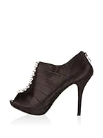 PACO MENA Zapatos peep toe Chapman (Negro)