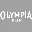 Olympia Beer Decal Sticker - Size:2.0 x 5.4 inches - Color:White