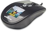 Produkt-Bild: Maus mit digitalem Bilderrahmen, USB, drei Tasten mit Scrollrad, 800 dpi