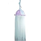 Picci Dafne Crown in Pink and White with Silk... by Picci