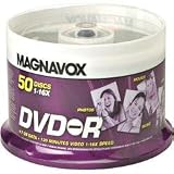 Magnavox 16x Write-Once DVD-R - 50 Disc Spindle