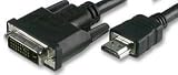 Xxion Pro - 2 Metre HDMI to DVI-D Lead / Cable - Male HDMI Plug to Male DVI-D Plug - Quality High Definition Video Cable - Supports Full HD up to 1080P and PC Resolutions of up to 1920 x 1200