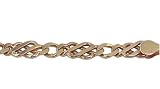 Image of 9ct Yellow Gold 46cm Solid Celtic Style 140 Gauge Chain