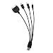 4 HEAD MULTI CHARGING USB CABLE - IPOD / IPHONE / MICRO USB / MINI USB / NOKIA 6101 PART OF THE QUBITS ACCESSORIES RANGE