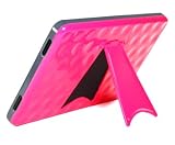 read full review Cosmos ® Pink Color TPU Hard Case with Built-in Kick Stand for Kindle Fire + Cosmos Cable Tie