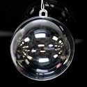 70mm Clear Plastic Acrylic Fillable Ball Ornament - Pkg of 12