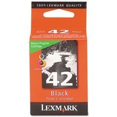 Lexmark Brand X6570-#42 - 1-Standard Return Prog Black (Office Supply / Inkjet Ink)