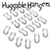As Seen on TV Huggable Hangers Cascading Mini Hooks 18PC HWHHMNIHKSBLACK