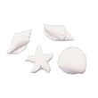 Shells Shaped Sugar Decorations, 144 pcs