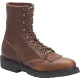 Double-H Mens8 Inch Work Lacer # 9712 by Double-H