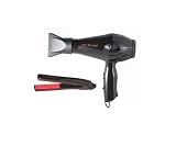 TS-2 TS601 Edge Tourmaline Ceramic Ionic 1875 Watt Dryer with Free 6″ Professional TS-2 Detailer Minature Styling Iron