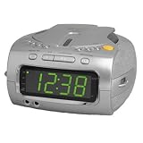 Buy EMERSON CKD1100 CD-R RW Stereo Clock Radio With Dual Alarms And Jumbo 1.2?ǥ Green LED Display 