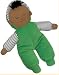 African-American Boy Kuddle Doll