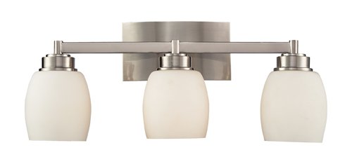 Elk 17102/3 Northport 3-Light Vanity In Satin Nickel