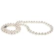 HinsonGayle Handpicked Premium 6.5-7.0mm White Cultured Freshwater Pearl Necklace (Sterling Silver)