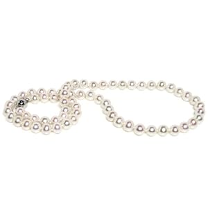 HinsonGayle AAA Handpicked 6.5-7.0mm White Cultured Freshwater Pearl Necklace (Sterling Silver) {{{GET A FREE NECKLACE WITH COUPON AND $200 ORDER, SEE DETAILS BELOW}}}