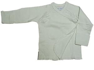 Under The Nile Organic Cotton Long Sleeve Tee / Undershirt - Available in Various Colors & Sizes, Newborn- 3 Months, Sage