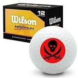 Skull and Swords Wilson Maximum Novelty Golf Balls