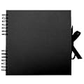 Paperchase Square Scrapbook. 100 pages. Black Kraft Design