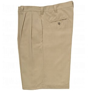 IZOD G Mens Microfiber Double Pleat Shorts