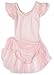 Capezio Big Girls' Flutter-Sleve Dress Leotard,Pink,Intermediate (6-8)
