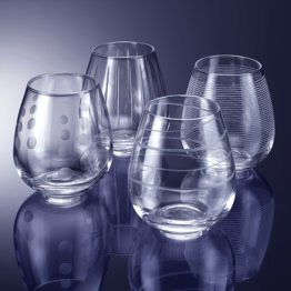 Mikasa Crystal Cheers Stemless Wines Set(s) Of 4