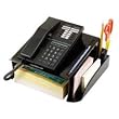 Officemate International Corp OIC22802 Telephone Stand W-Storage Area- 12-.50in.x10-.50in.x5-.13in.- BK