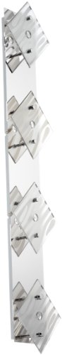 Trio-Leuchten 246410406 Niedervolt-Wandleuchte inklusiv 4x 20 W G4, Ausf&uuml;hrung Chrom, Glas galvanisiert