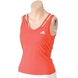 Womens Adidas Competition Tank - Light Red/Vital Glow/White