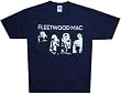 FLEETWOOD MAC - Hi Contrast Photo 03 Tour - Navy Blue T-shirt